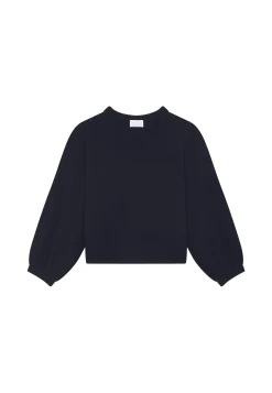 Maison Montagut Pull Col Rond Manches Ballon En Cachemire Melange - Lamara><noscript><img width=