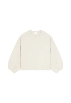 Maison Montagut Pull Col Rond Manches Ballon En Cachemire Melange - Lamara><noscript><img width=