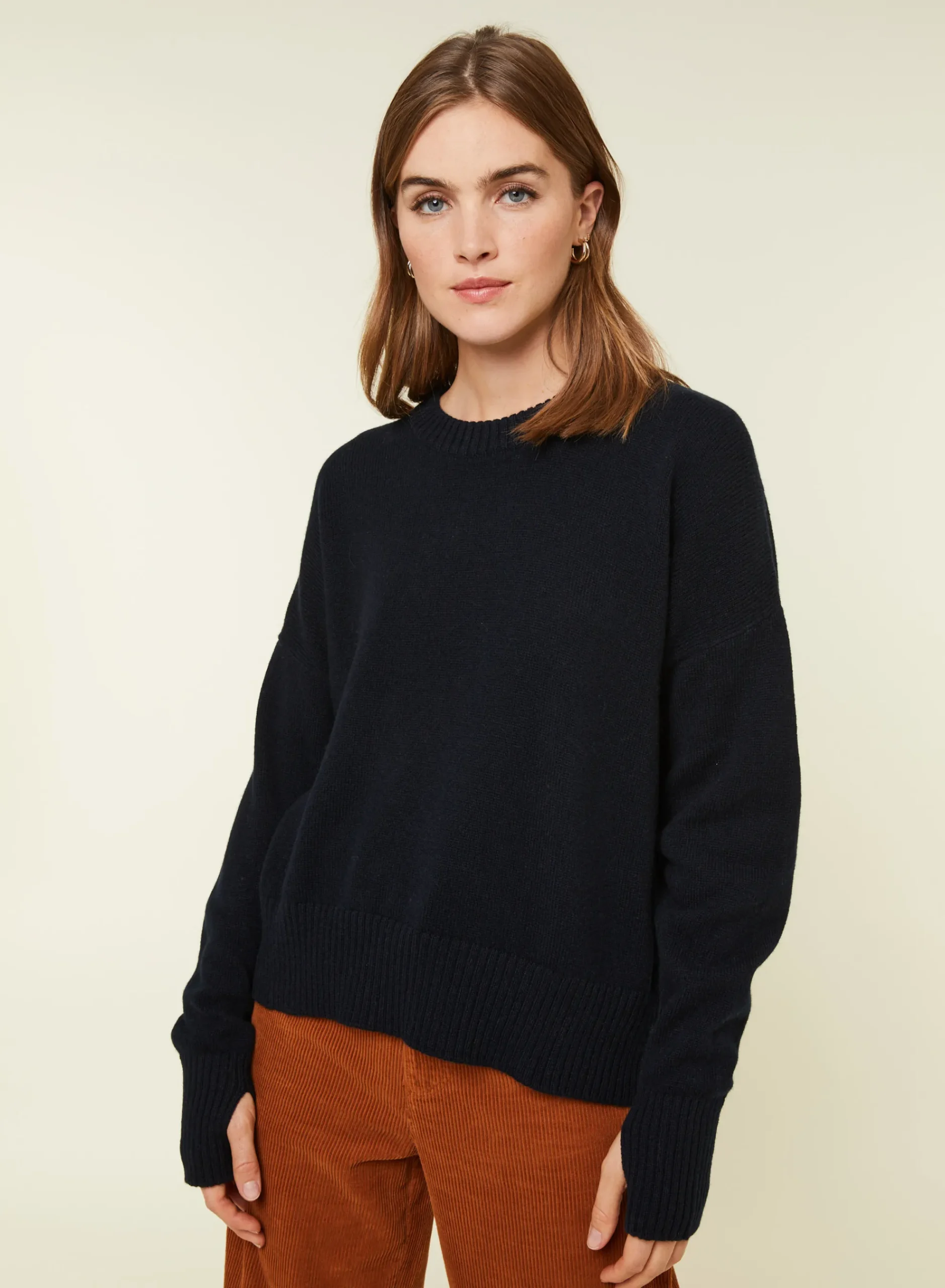 Maison Montagut Pull Col Rond Manches Mitaines En Laine Et Cachemire - Gemma>Femme Pulls
