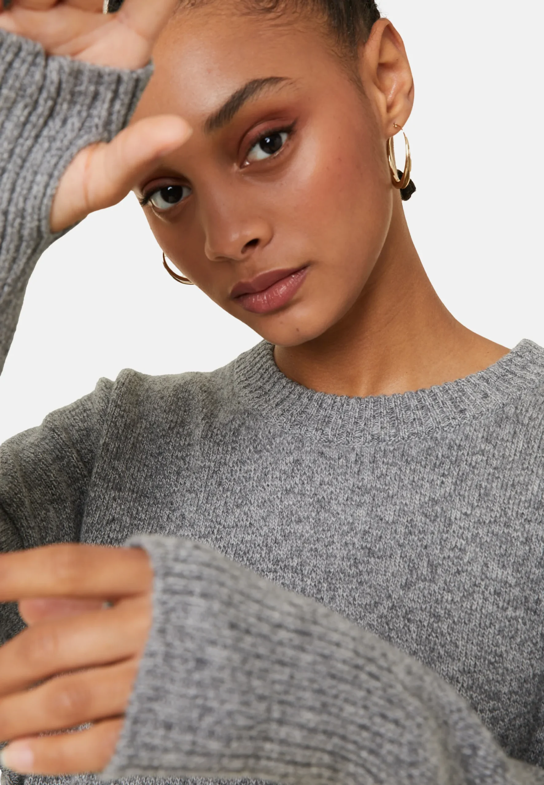 Maison Montagut Pull Col Rond Manches Mitaines En Laine Et Cachemire - Gemma>Femme Pulls