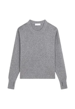 Maison Montagut Pull Col Rond Manches Mitaines En Laine Et Cachemire - Gemma><noscript><img width=