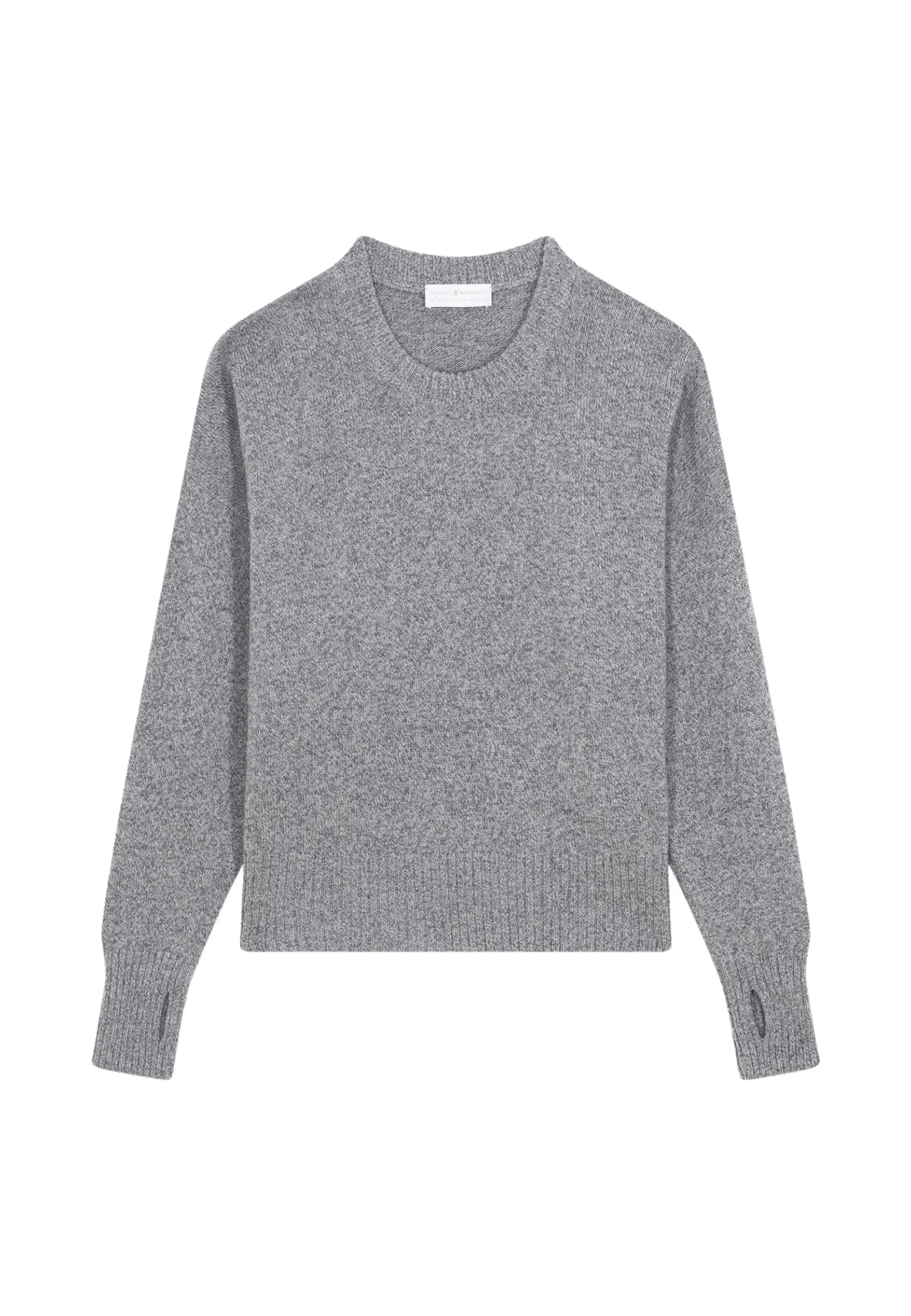 Maison Montagut Pull Col Rond Manches Mitaines En Laine Et Cachemire - Gemma>Femme Pulls