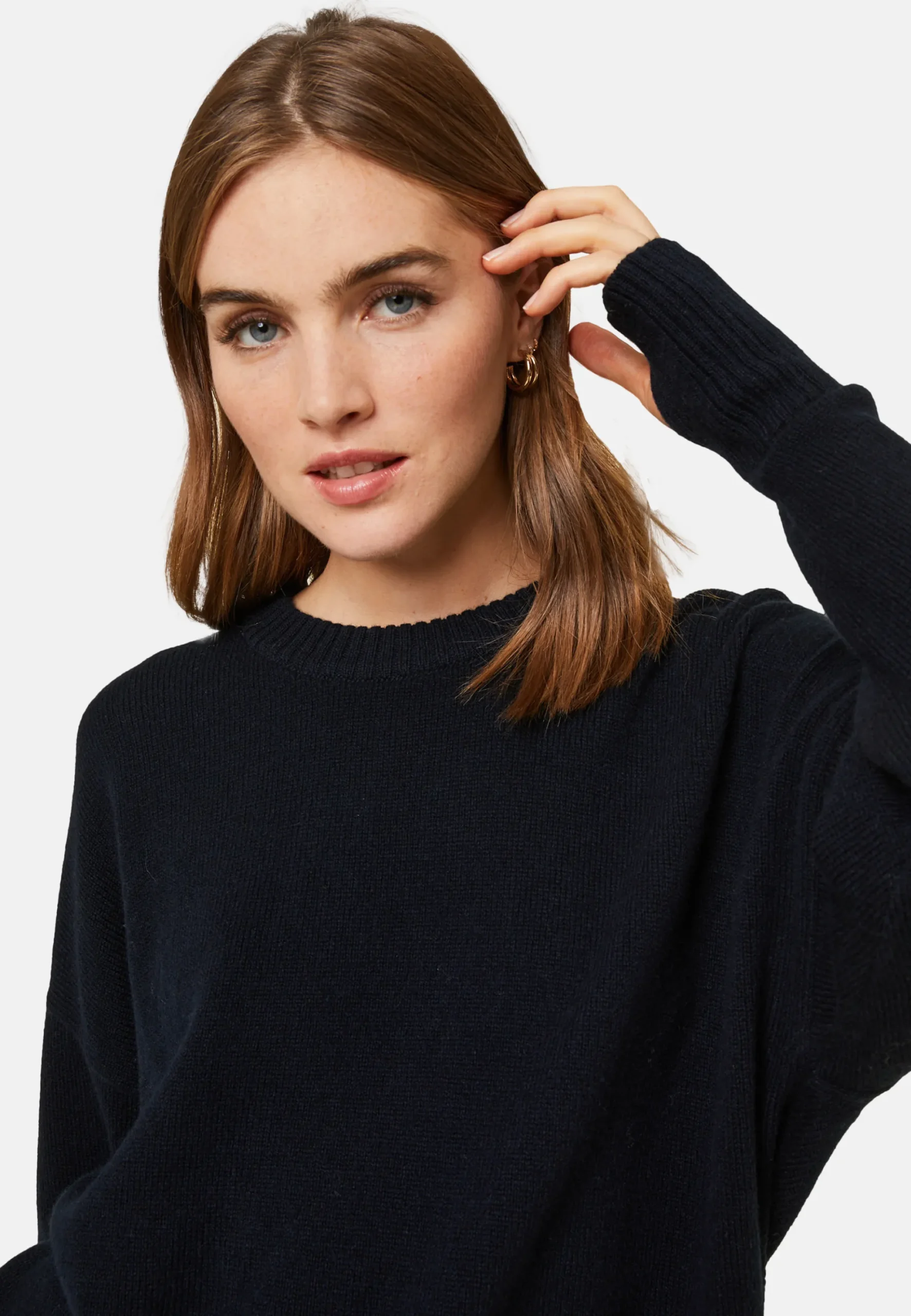 Maison Montagut Pull Col Rond Manches Mitaines En Laine Et Cachemire - Gemma>Femme Pulls