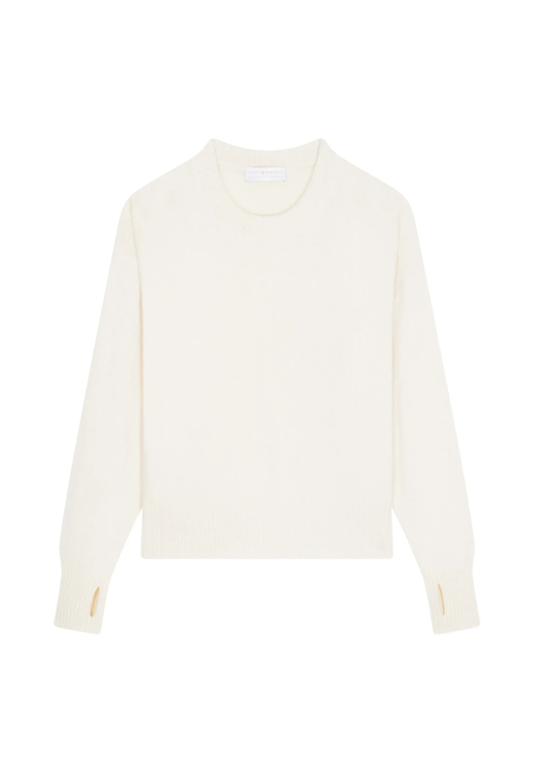 Maison Montagut Pull Col Rond Manches Mitaines En Laine Et Cachemire - Gemma>Femme Pulls