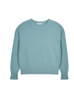 Maison Montagut Pull Col Rond Manches Mitaines En Laine Et Cachemire - Gemma><noscript><img width=