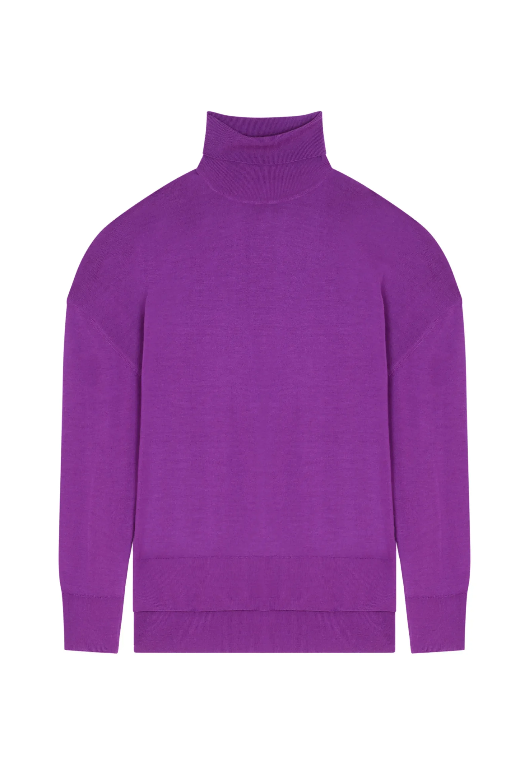 Maison Montagut Pull Col Roule A Fentes En Laine Merinos - Amy>Femme Pulls