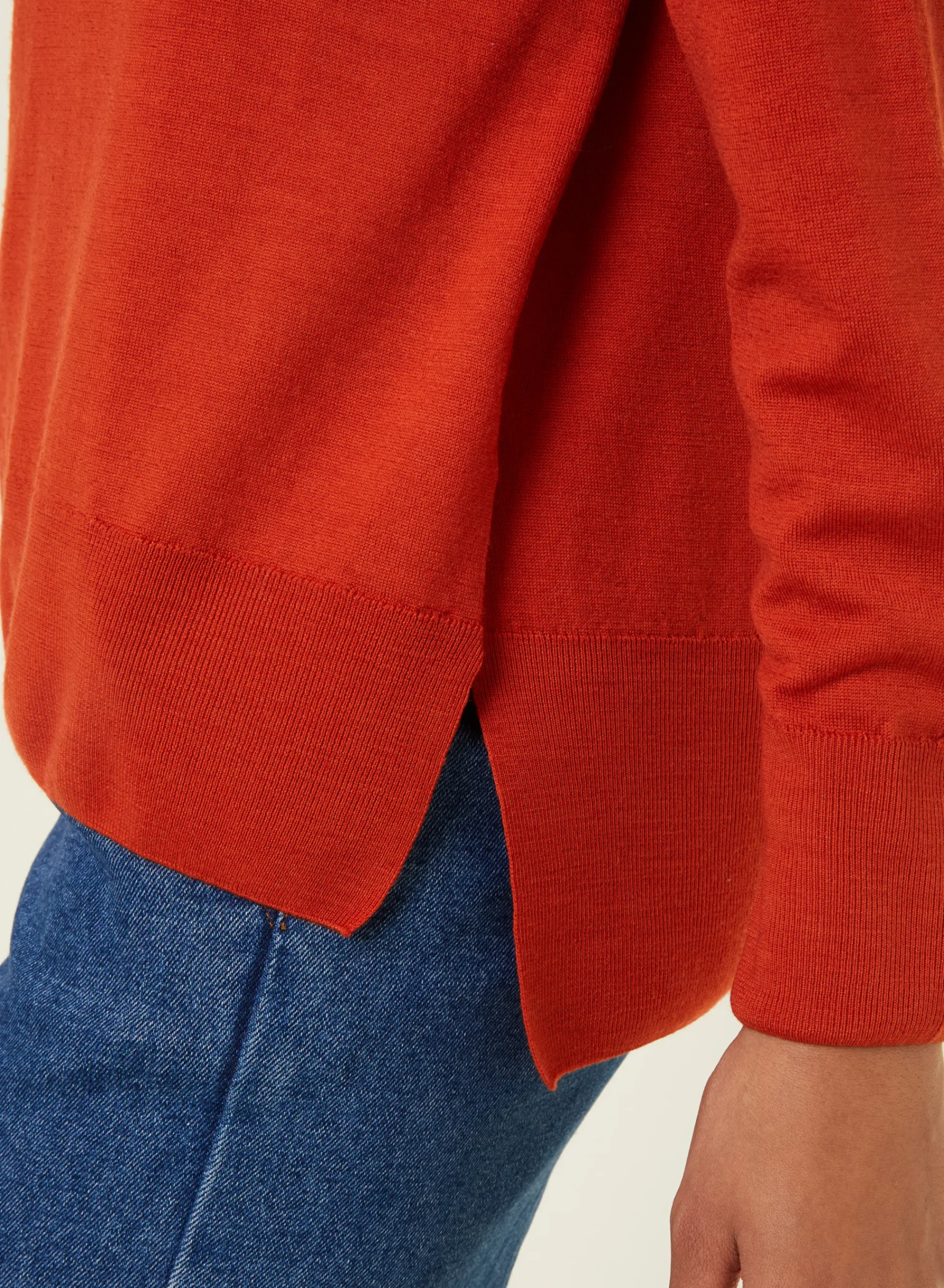 Maison Montagut Pull Col Roule A Fentes En Laine Merinos - Amy>Femme Pulls