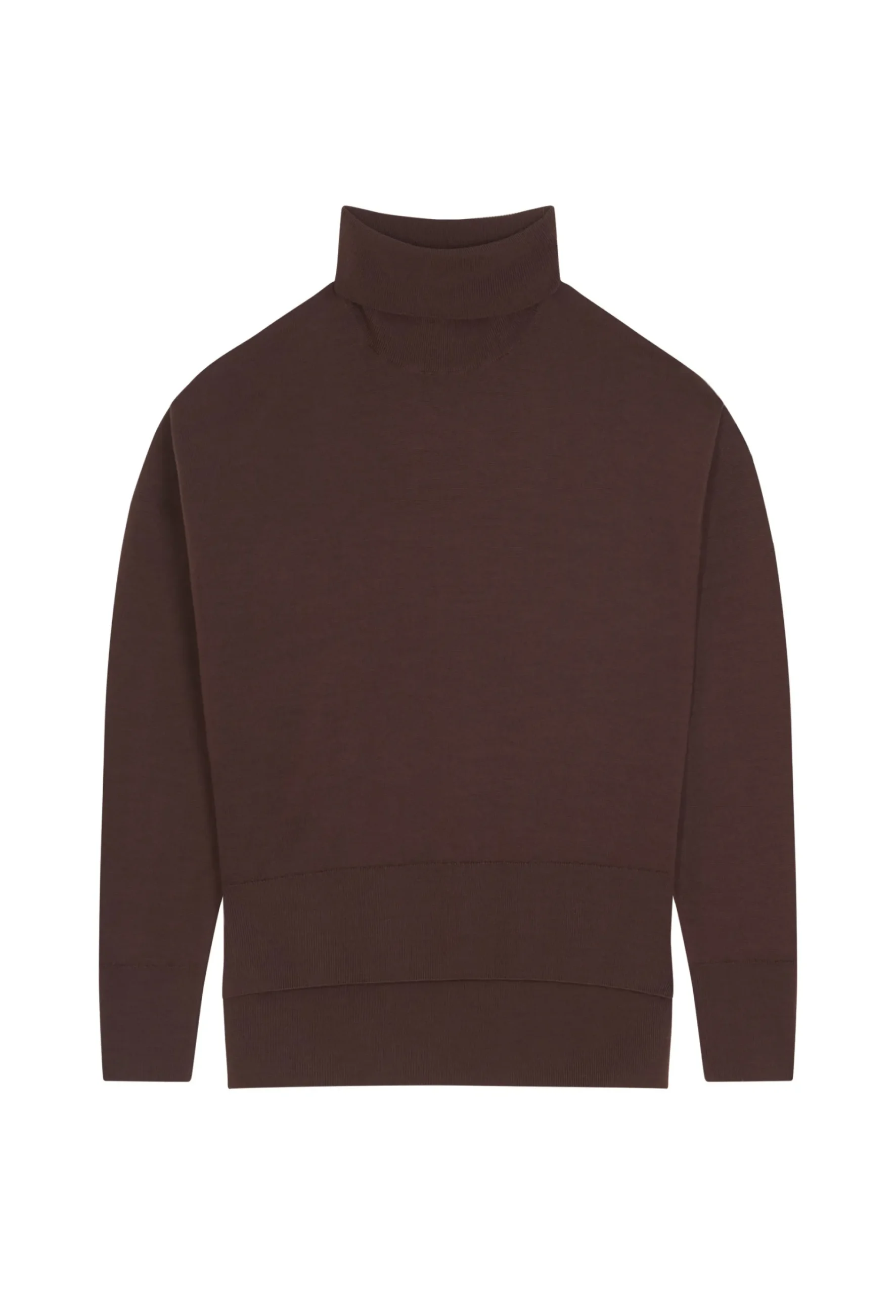 Maison Montagut Pull Col Roule A Fentes En Laine Merinos - Amy>Femme Pulls