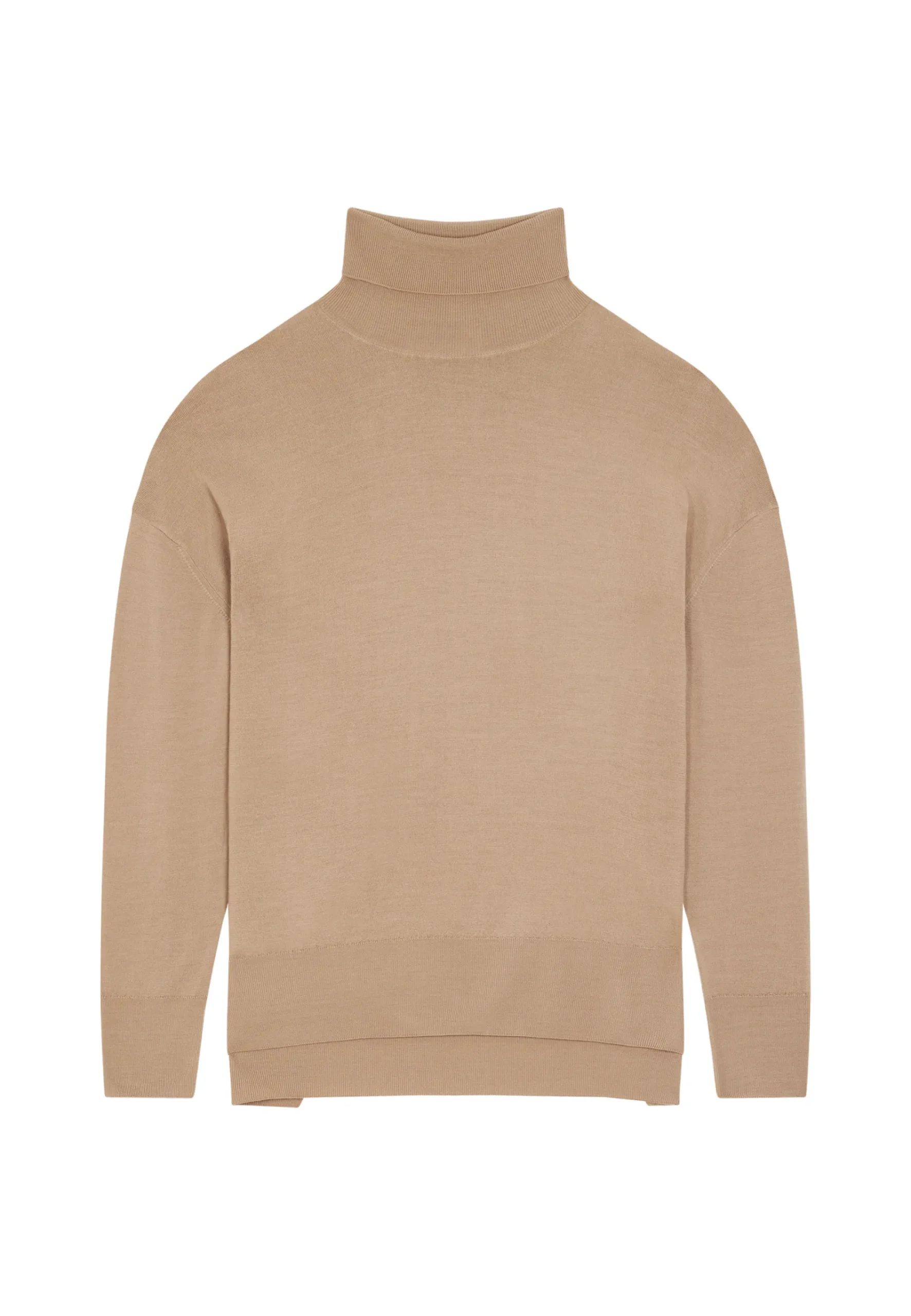 Maison Montagut Pull Col Roule A Fentes En Laine Merinos - Amy>Femme Pulls