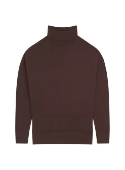 Maison Montagut Pull Col Roule A Fentes En Laine Merinos - Amy><noscript><img width=