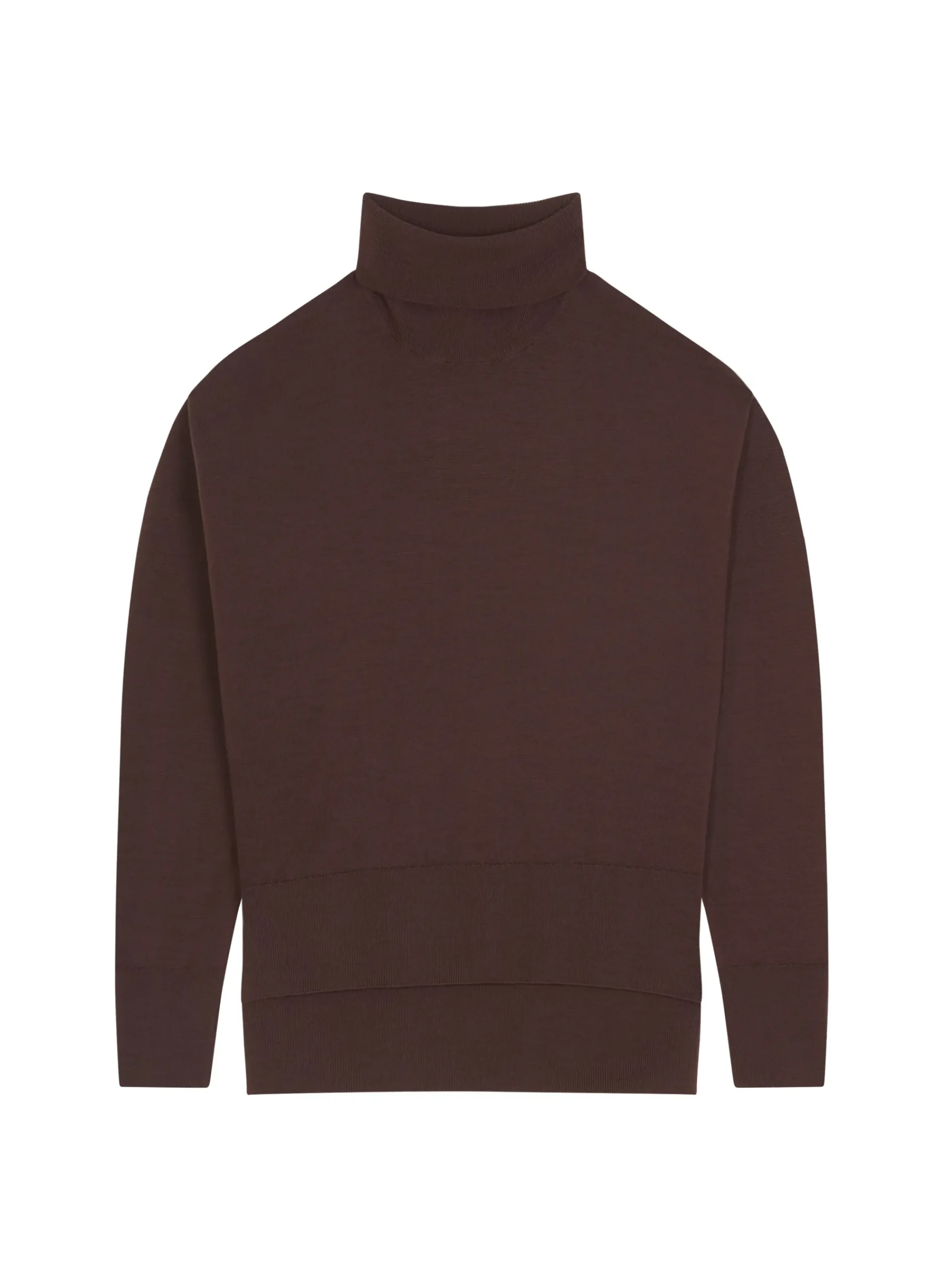 Maison Montagut Pull Col Roule A Fentes En Laine Merinos - Amy>Femme Pulls