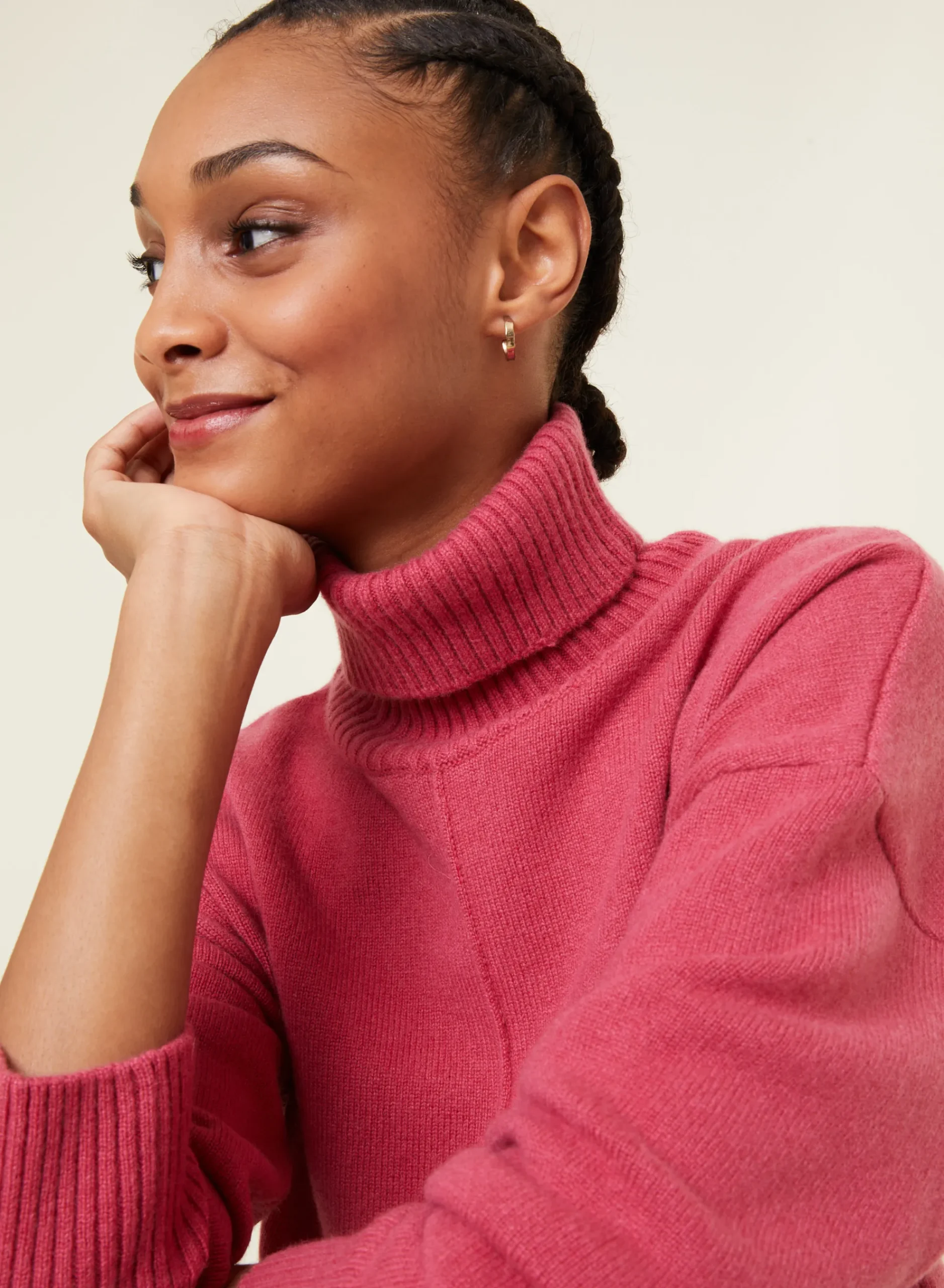 Maison Montagut Pull Col Roule A Fentes En Cachemire 4 Fils - Adena>Femme Pulls