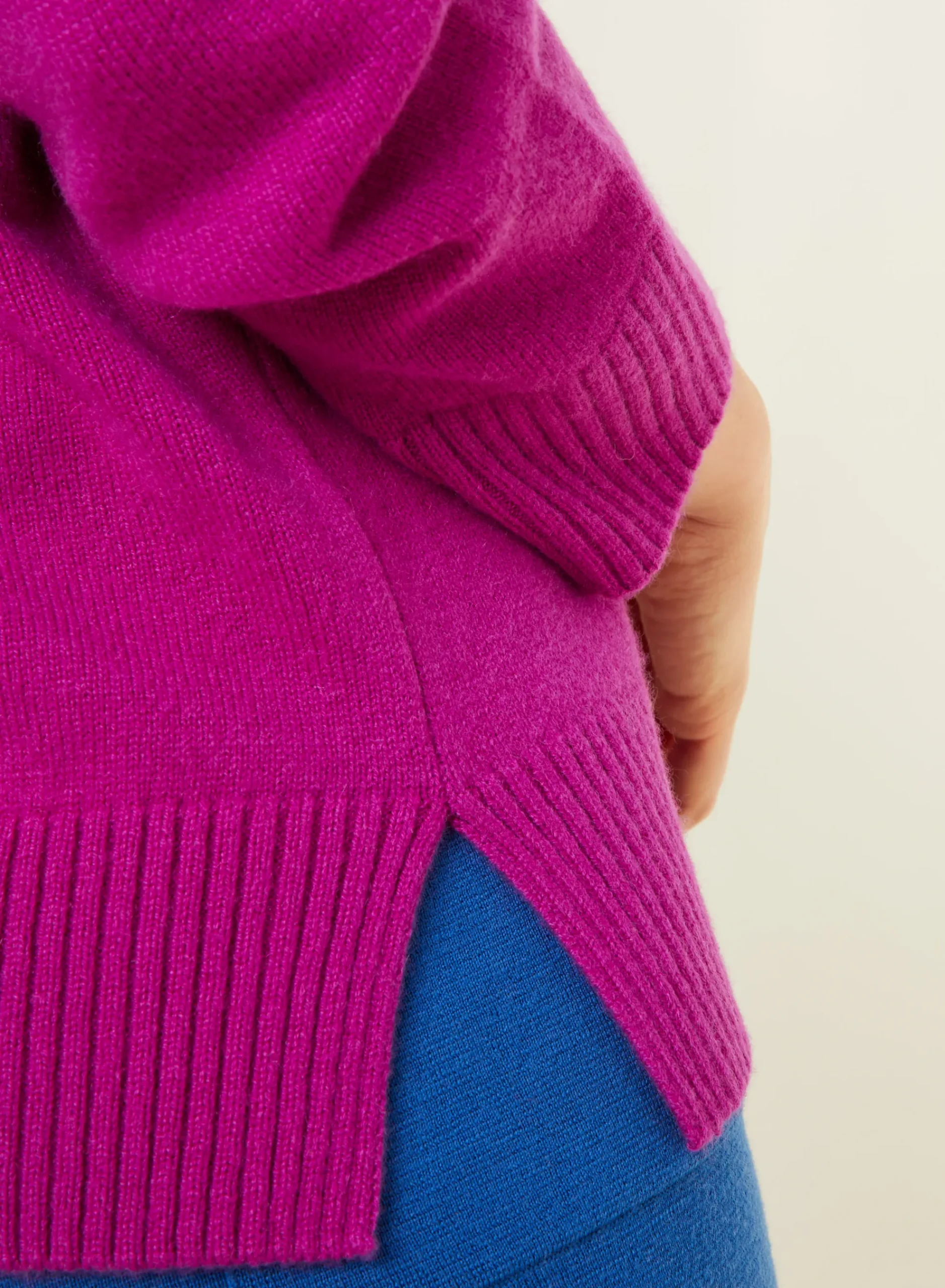 Maison Montagut Pull Col Roule A Fentes En Cachemire 4 Fils - Adena>Femme Pulls