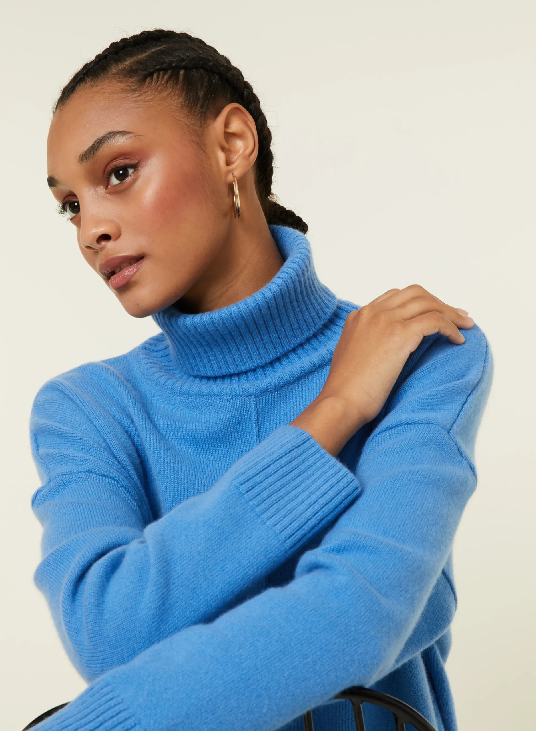 Maison Montagut Pull Col Roule A Fentes En Cachemire 4 Fils - Adena>Femme Pulls