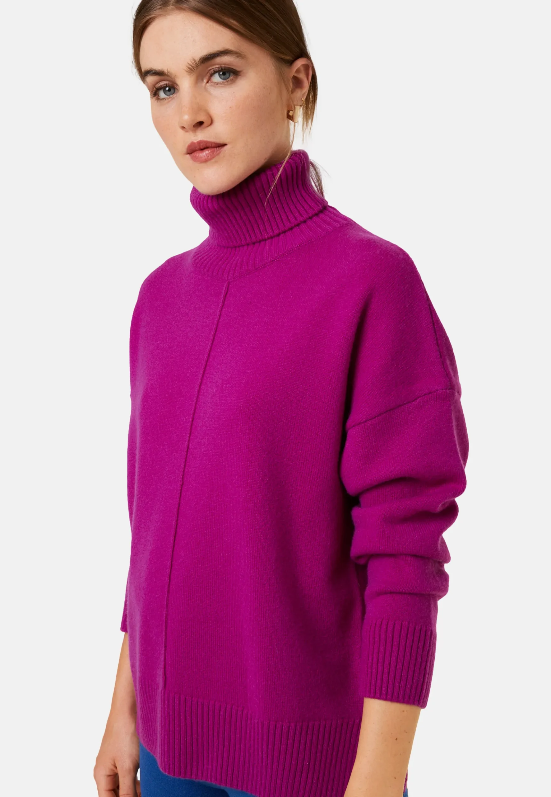 Maison Montagut Pull Col Roule A Fentes En Cachemire 4 Fils - Adena>Femme Pulls