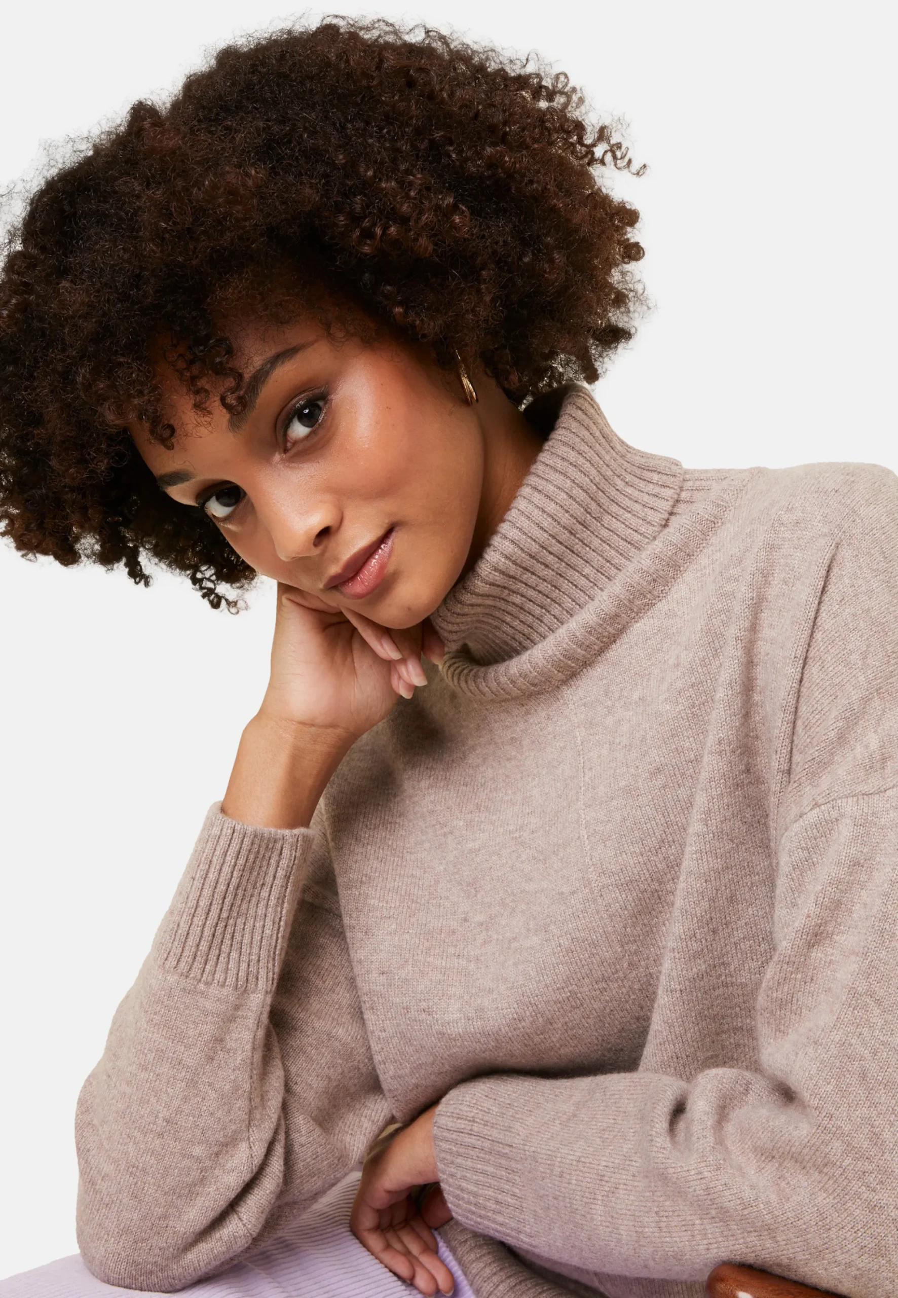 Maison Montagut Pull Col Roule A Fentes En Cachemire 4 Fils - Adena>Femme Pulls