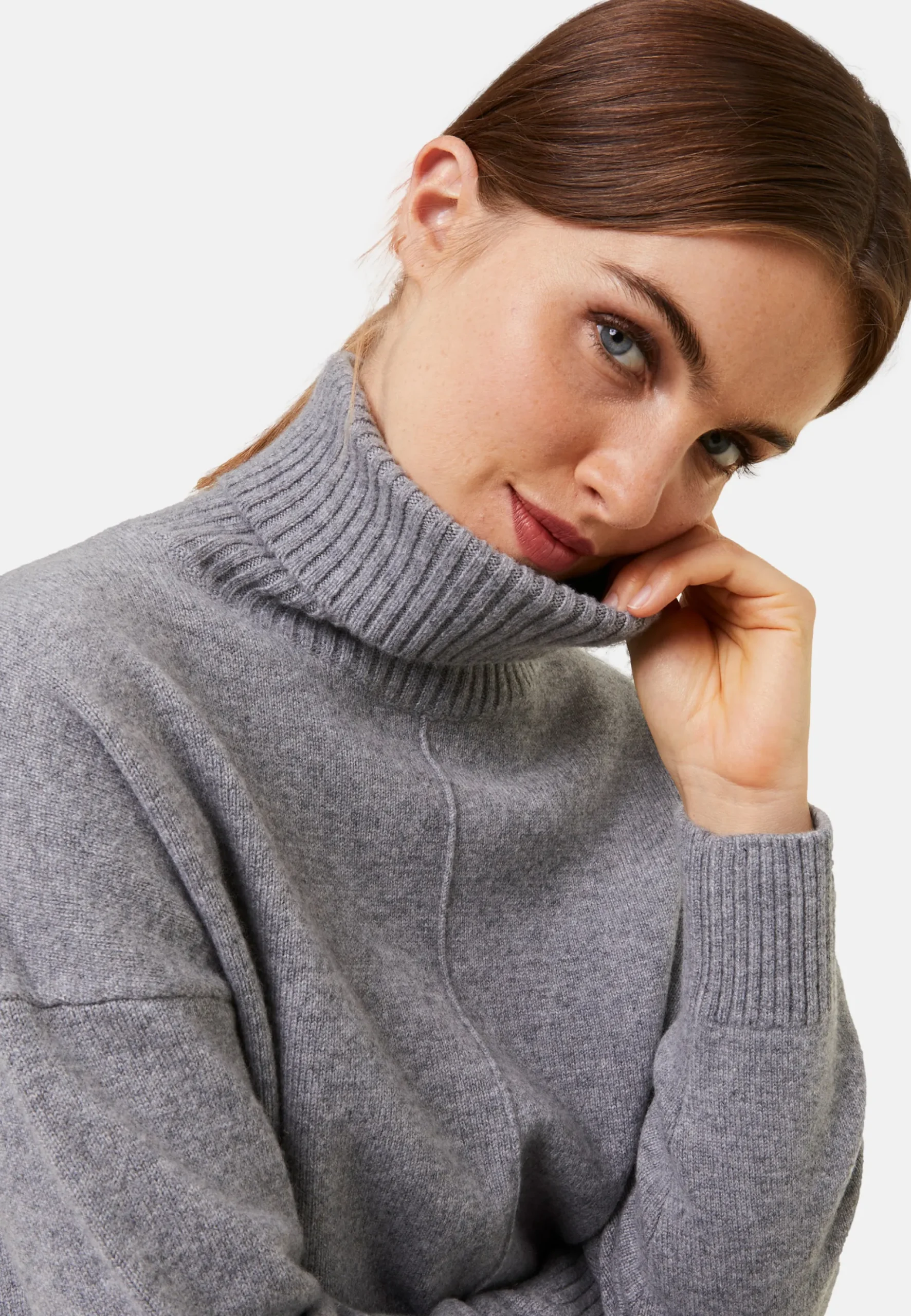 Maison Montagut Pull Col Roule A Fentes En Cachemire 4 Fils - Adena>Femme Pulls