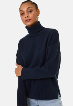 Maison Montagut Pull Col Roule A Fentes En Cachemire 4 Fils - Adena><noscript><img width=