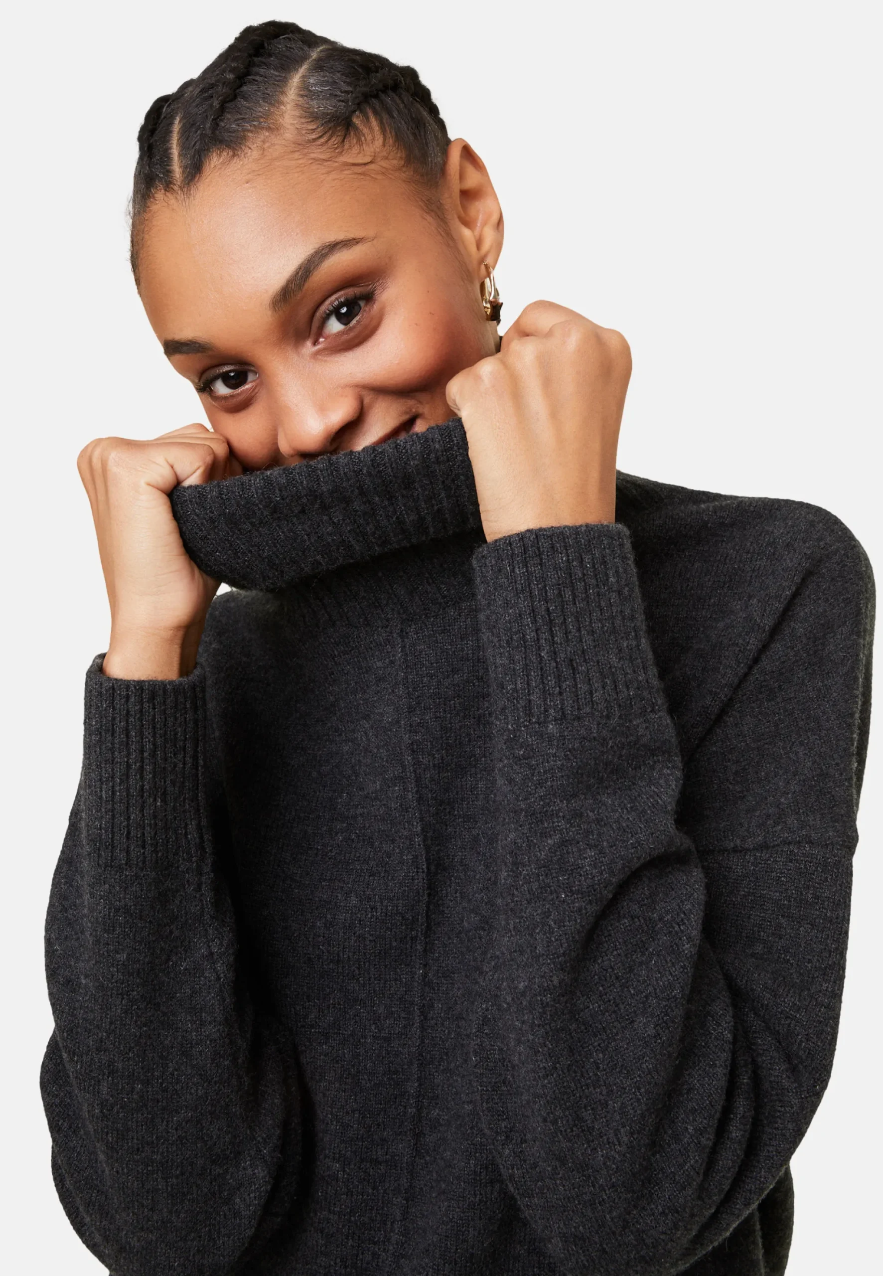 Maison Montagut Pull Col Roule A Fentes En Cachemire 4 Fils - Adena>Femme Pulls