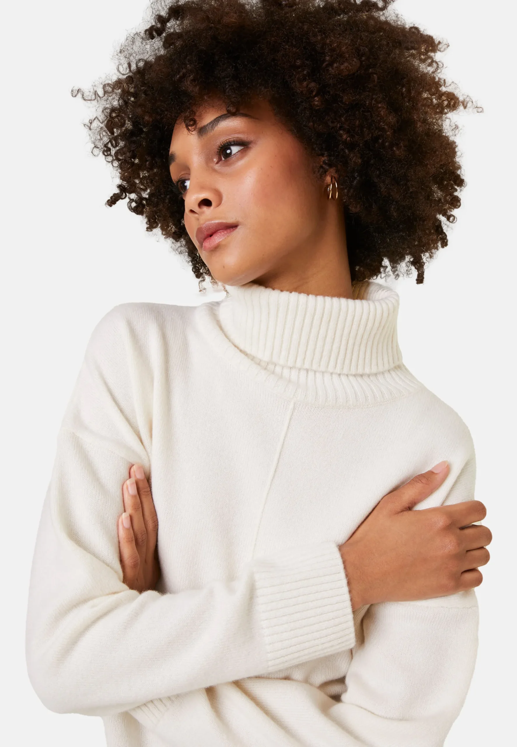 Maison Montagut Pull Col Roule A Fentes En Cachemire 4 Fils - Adena>Femme Pulls