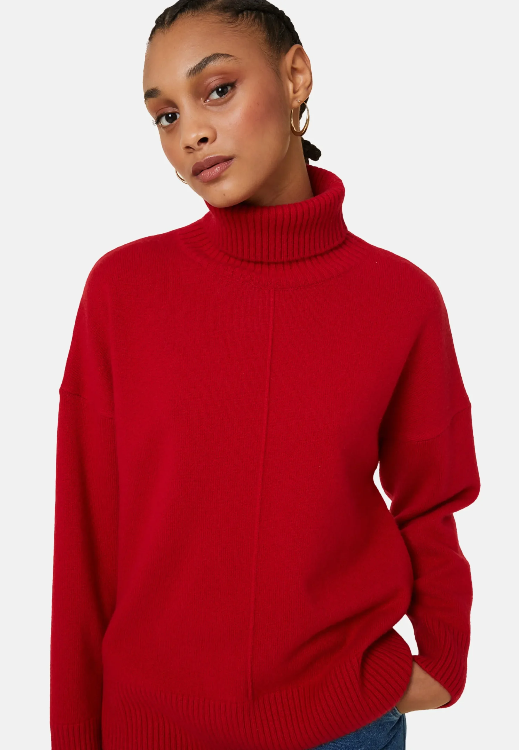 Maison Montagut Pull Col Roule A Fentes En Cachemire 4 Fils - Adena>Femme Pulls