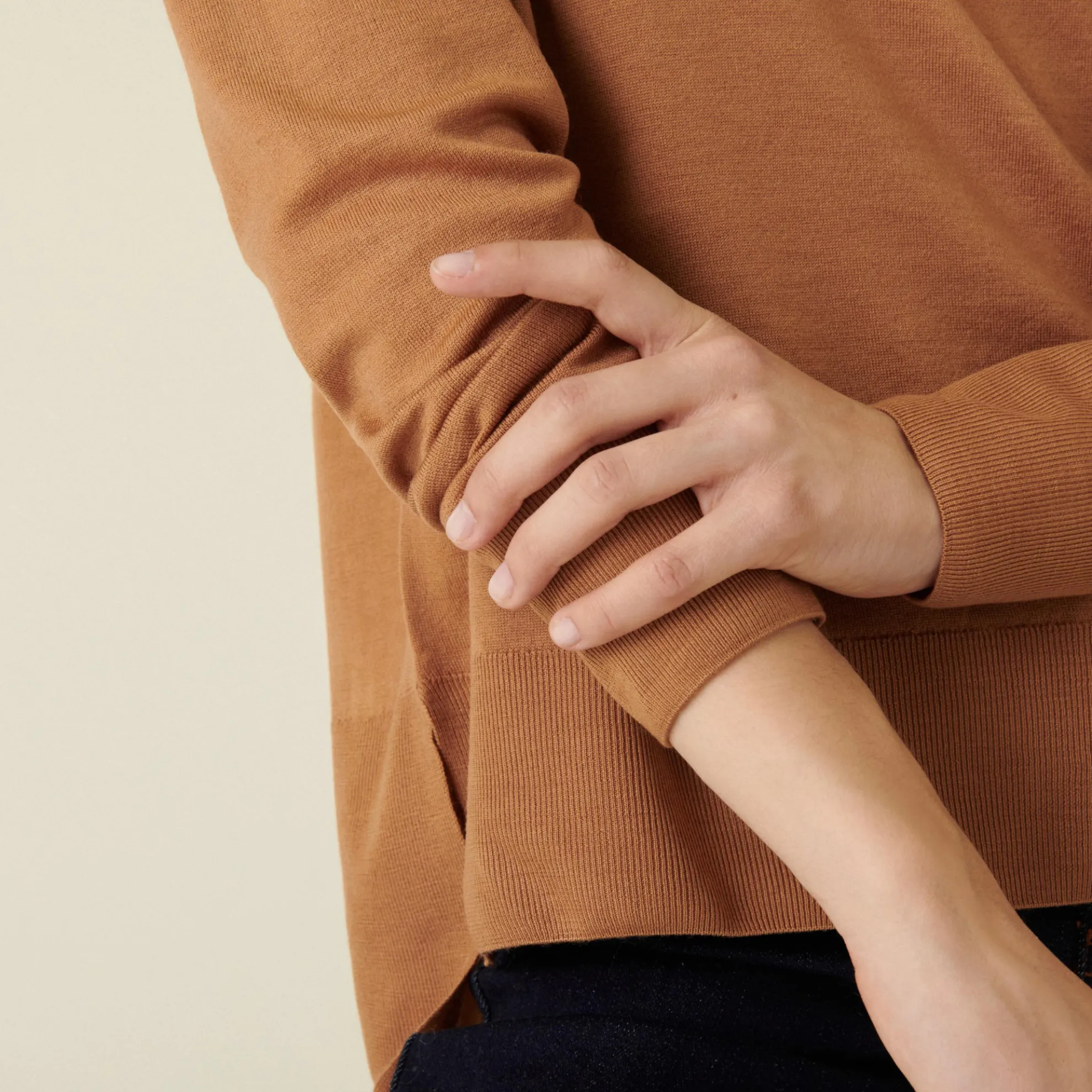 Maison Montagut Pull Col Roule A Fentes En Laine Merinos - Amy>Femme Pulls