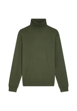 Maison Montagut Pull Col Roule Avec Logo En Laine Merinos - Enzo><noscript><img width=