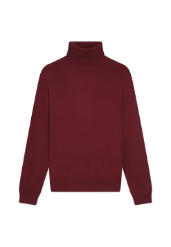 Maison Montagut Pull Col Roule Avec Logo En Laine Merinos - Enzo><noscript><img width=