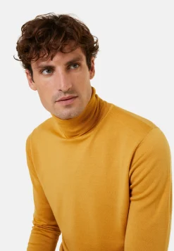 Maison Montagut Pull Col Roule Avec Logo En Laine Merinos - Enzo><noscript><img width=