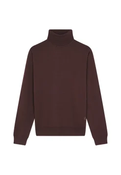 Maison Montagut Pull Col Roule Avec Logo En Laine Merinos - Enzo><noscript><img width=