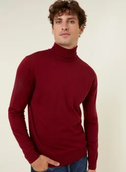 Maison Montagut Pull Col Roule Avec Logo En Laine Merinos - Enzo><noscript><img width=