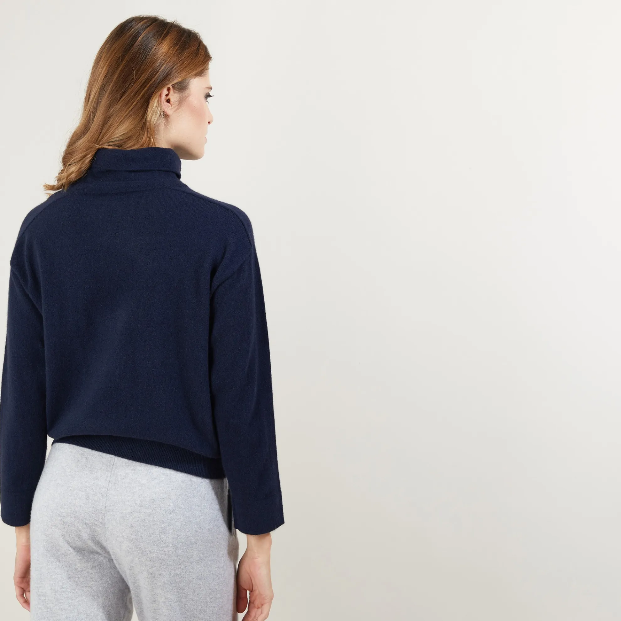 Maison Montagut Pull Col Roule Emmanchures Marteau En Cachemire - Beverly>Femme Pulls