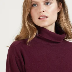 Maison Montagut Pull Col Roule Emmanchures Marteau En Cachemire - Beverly><noscript><img width=