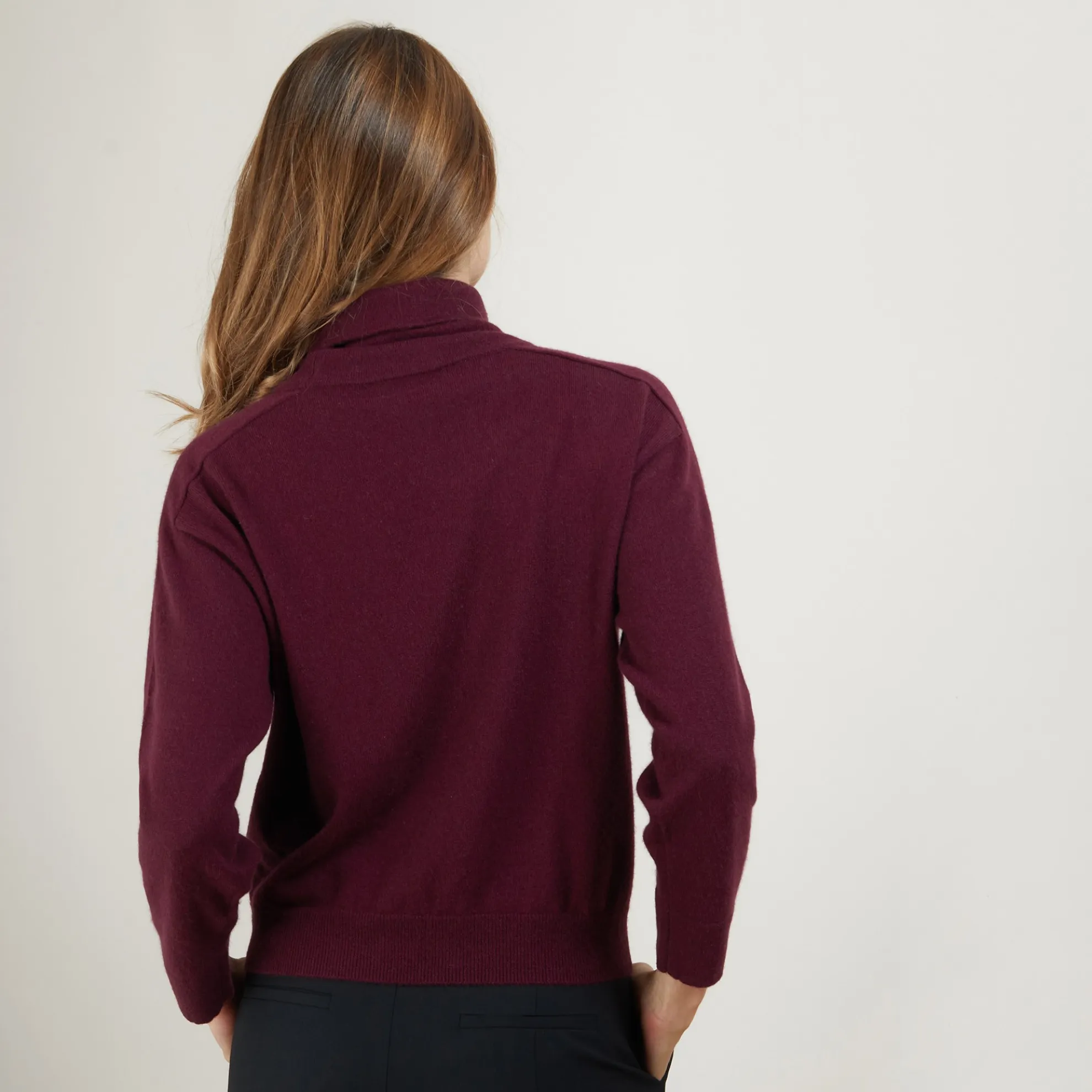 Maison Montagut Pull Col Roule Emmanchures Marteau En Cachemire - Beverly>Femme Pulls