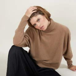 Maison Montagut Pull Col Roule En Cachemire - Bob><noscript><img width=