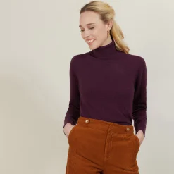 Maison Montagut Pull Col Roule En Cachemire - Carole><noscript><img width=