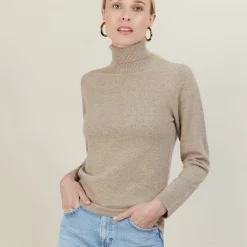 Maison Montagut Pull Col Roule En Cachemire - Carole><noscript><img width=