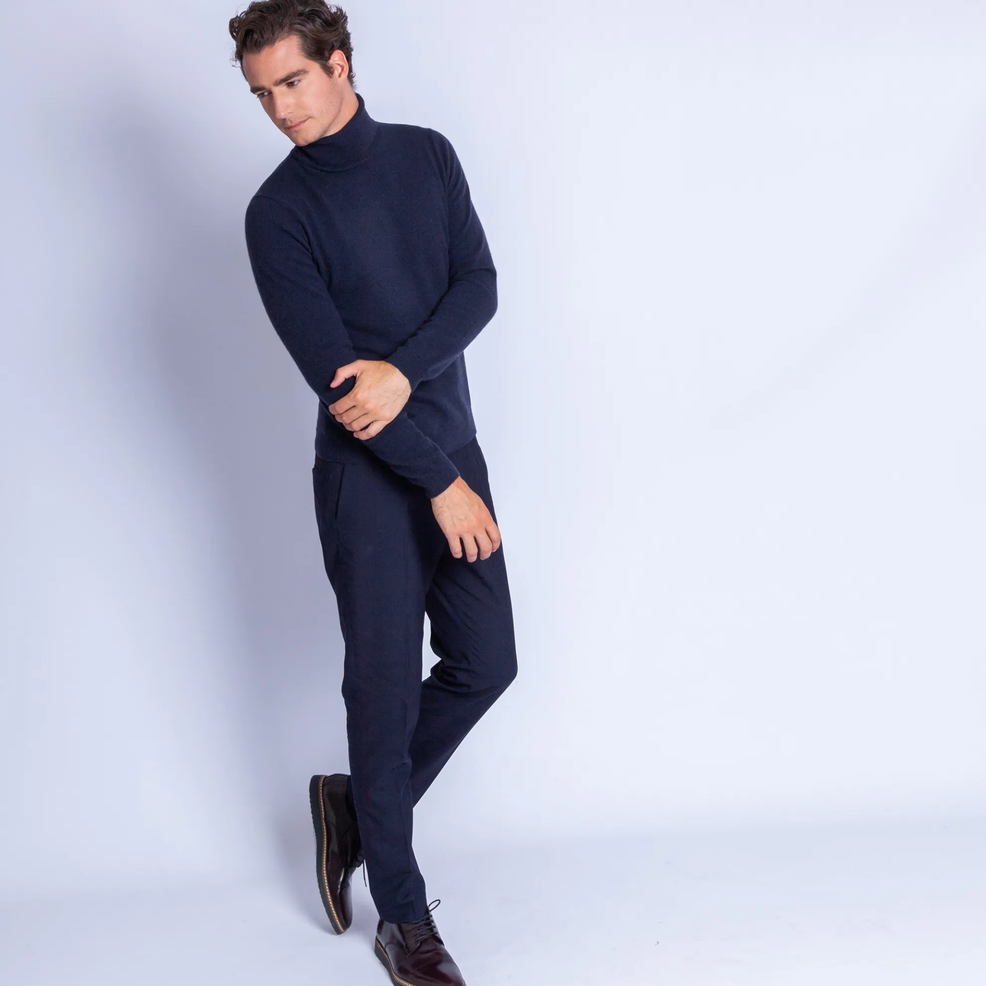 Maison Montagut Pull Col Roule En Cachemire - Felipe>Homme Pulls