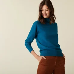 Maison Montagut Pull Col Roule En Cachemire - Abesse><noscript><img width=