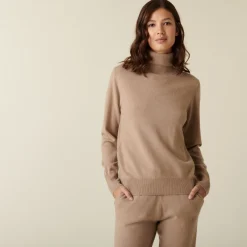 Maison Montagut Pull Col Roule En Cachemire - Abesse><noscript><img width=