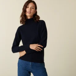 Maison Montagut Pull Col Roule En Cachemire - Abesse><noscript><img width=