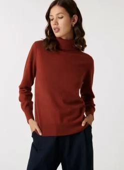 Maison Montagut Pull Col Roule En Cachemire - Abesse><noscript><img width=