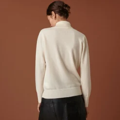 Maison Montagut Pull Col Roule En Cachemire - Abesse><noscript><img width=