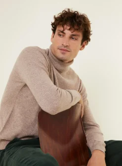 Maison Montagut Pull Col Roule En Cachemire - Eduardo><noscript><img width=