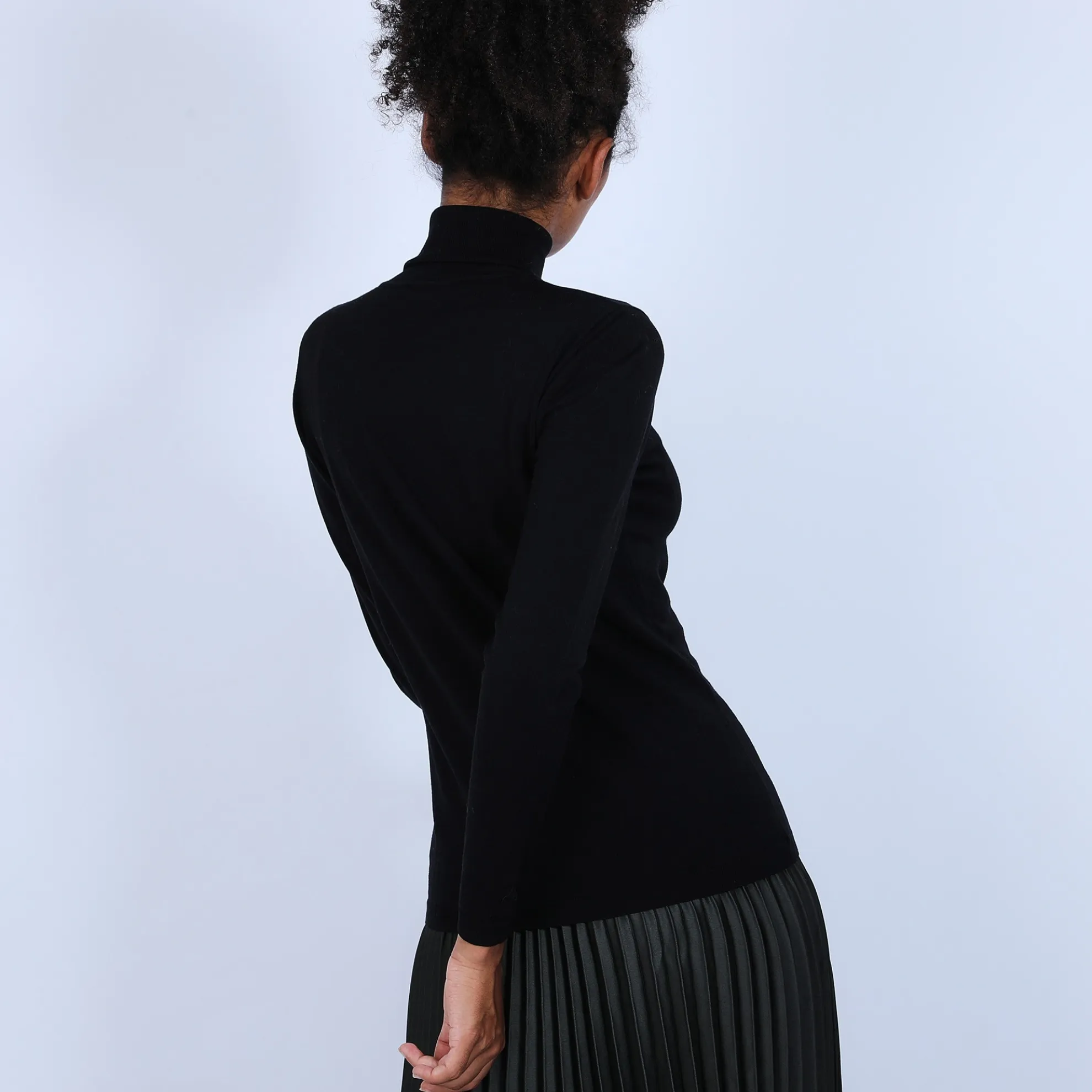 Maison Montagut Pull Col Roule En Laine Et Soie - Bettie>Femme Pulls