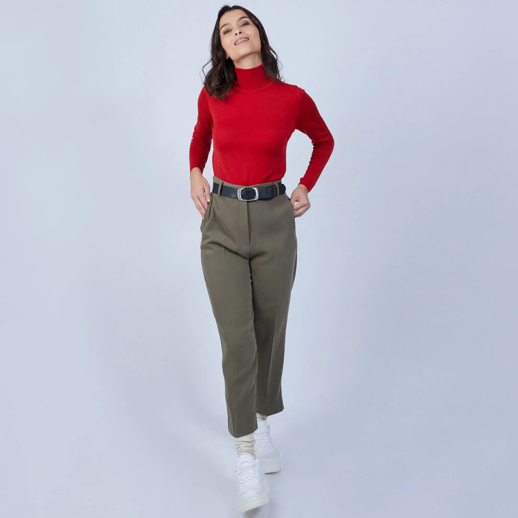 Maison Montagut Pull Col Roule En Laine Et Soie - Bettie>Femme Pulls