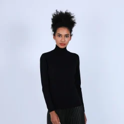 Maison Montagut Pull Col Roule En Laine Et Soie - Bettie><noscript><img width=