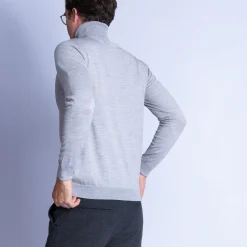 Maison Montagut Pull Col Roule En Laine Merinos - Finlay><noscript><img width=