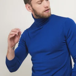 Maison Montagut Pull Col Roule En Laine Merinos - Berry><noscript><img width=