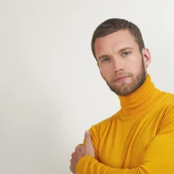 Maison Montagut Pull Col Roule En Laine Merinos - Berry><noscript><img width=